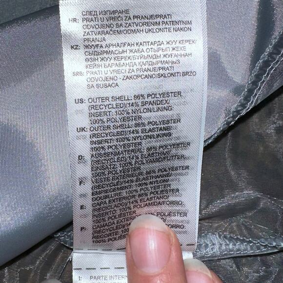 Reebok x Wonder Woman 1984 Transparent Silver Track Jacket – Women’s Size Small - Picture 6 of 6